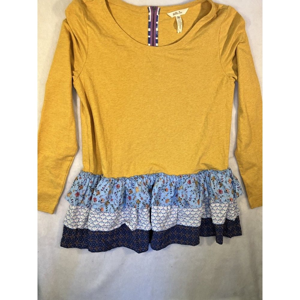 Matilda Jane Weekend Vibes Ruffled Top Womens Medium